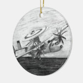 E-2C Hawkeye (Screwtop) keramisch Ornament (Links)