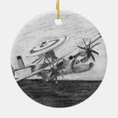 E-2C Hawkeye (Screwtop) keramisch Ornament (Achterkant)