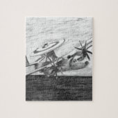 E-2C Hawkeye (Screwtop) Legpuzzel (Verticaal)