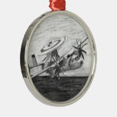 E-2C Hawkeye (Screwtop) Metalen Ornament (Rechts)