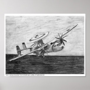 E-2C Hawkeye (Screwtops) Kunstprinten Poster