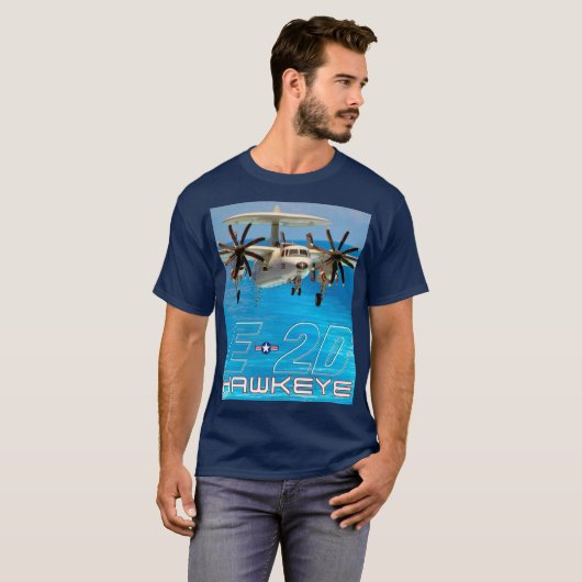 E-2D ADVANCED HAWKEYE T-SHIRT (Voorkant volledig)