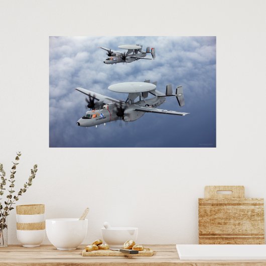 E-2D Hawkeye Poster (Keuken)
