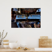 E-3 AWACS Air Refueling HDR Poster (Keuken)