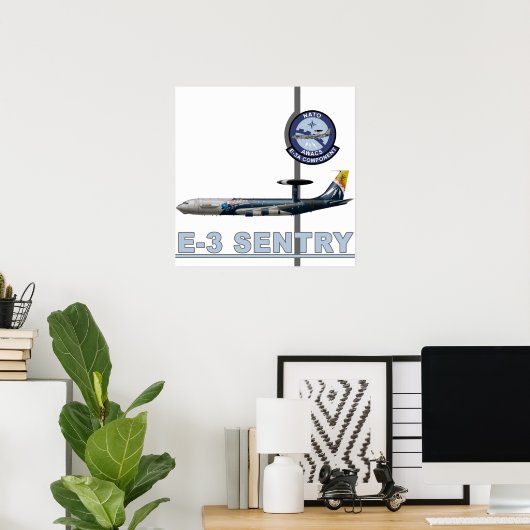 E-3 Sentry Print (Thuiskantoor)