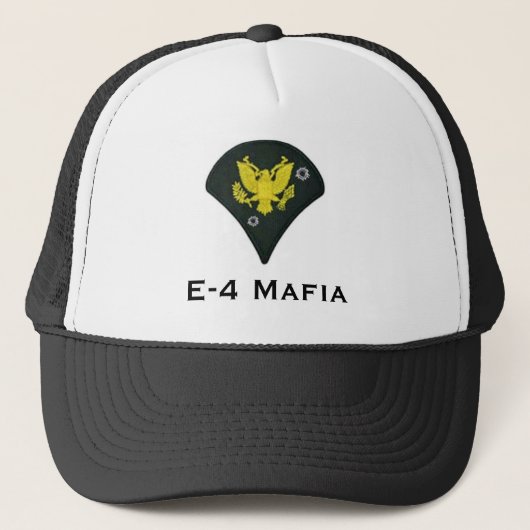 E-4 — Mafia Trucker Hat Pet (Voorkant)
