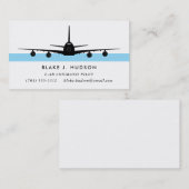 E-4B 747 Silhouette Piloot Visitekaartje (Voorkant / Achterkant)