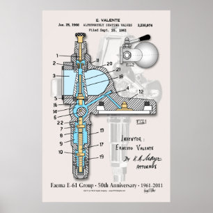 E-61 50e Jubileum 24 x 36 inch Poster
