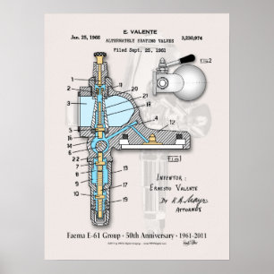 E-61 jubileum poster 18 x 24 inch