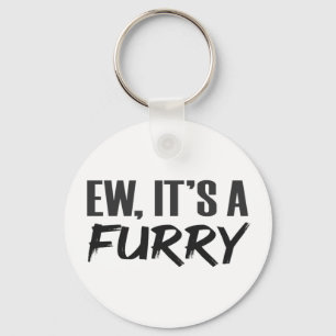 E A Furry LOL Funny Furries Joke Sleutelhanger