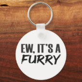 E A Furry LOL Funny Furries Joke Sleutelhanger (Voorkant)
