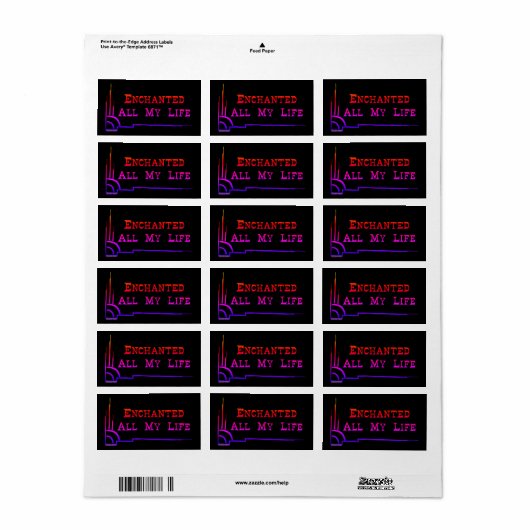 e.a.m.l. ADRES ETIKET GROOTTE STICKERS studio miir (Full Sheet)