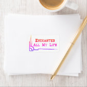 e.a.m.l ADRES ETIKET MAAT STICKERS <<sunrise>> (Insitu)