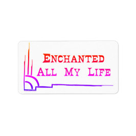 e.a.m.l ADRES ETIKET MAAT STICKERS <<sunrise>>