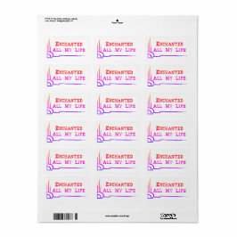 e.a.m.l ADRES ETIKET MAAT STICKERS <<sunrise>>