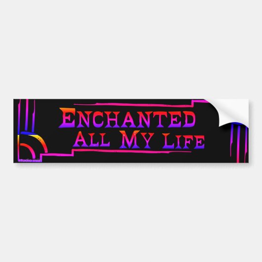e.a.m.l. BUMPERSTICKER <<sunset>> studio miiri (Voorkant)