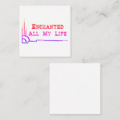 e.a.m.l ENCLOSURE CARD Informatiekaartje (Voorkant / Achterkant)