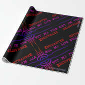e.a.m.l. INPakkINGSPAPER <<sunset>> studio miiri Cadeaupapier (Uitgerold)