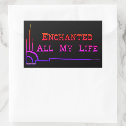 e.a.m.l. RECTANGULAR STICKERS! Rechthoekige Sticker (Tas)