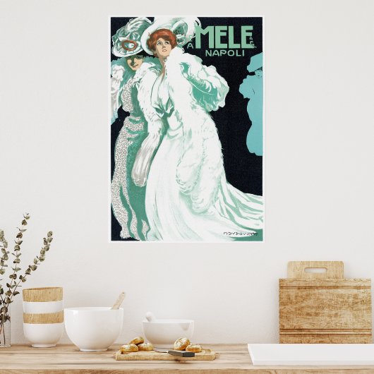E. A. Mele & co. Napoli Poster (Keuken)