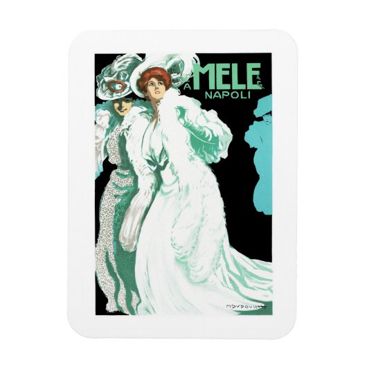 E. A. Mele ~ Vrouwen in het Wit Magneet (Verticaal)