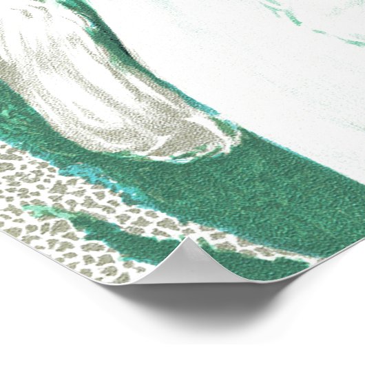 E. A. Mele ~ Vrouwen in het Wit Poster (Hoek)