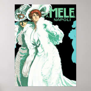 E. A. Mele ~ Vrouwen in het Wit Poster