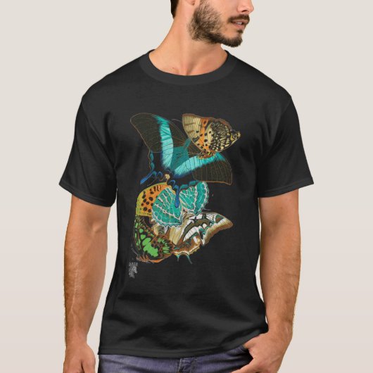 E.A. Séguy  Butterflies Illustratie T-shirt (Voorkant)