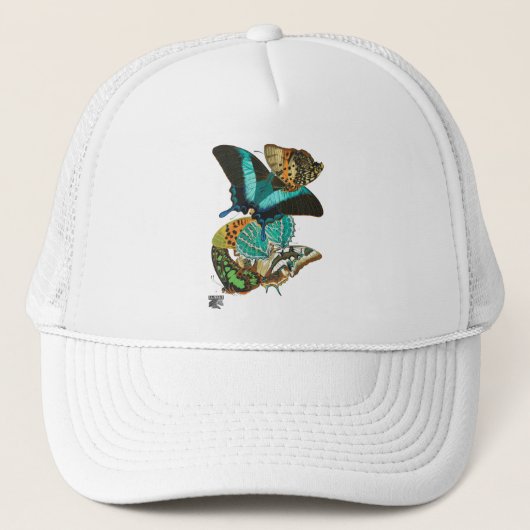 E.A. Séguy  Butterflies Illustratie Trucker Pet (Voorkant)