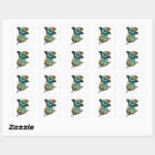 E.A. Séguy  Butterflies Illustratie Vierkante Sticker (Vel)