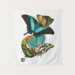 E.A. Séguy  Butterflies Illustratie Wandkleed