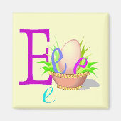 E - Alfabet Magnet (Voorkant)