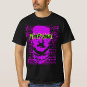 E. Allan Poe The Raven Nevermore Quote T Shirt (Voorkant)
