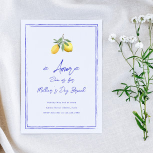 È Amore Italy Moederdag Brunch Kaart