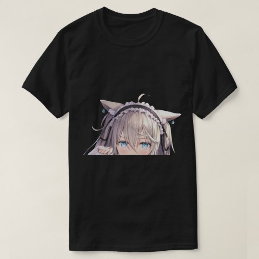 E:\AnhgocUpZZ\Neko maid peeker - Cinnamon girl pee T-shirt (Design voorkant)