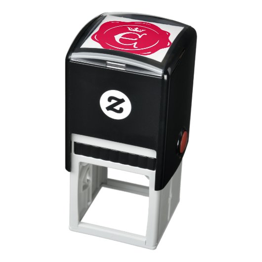 E - Antiek Wax Seal Gotische Kroon Initiaal Letter Zelfinktende Stempel (Product)