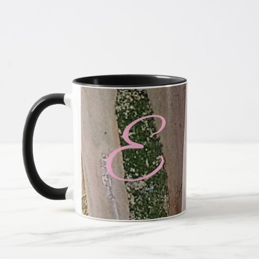 "E" ArborCrosse Initial Mug Mok (Links)