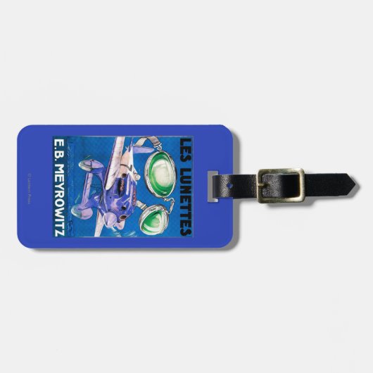 E.B. Meyrowitz Flying Goggles Advertisement Bagagelabel (Voorkant horizontaal)