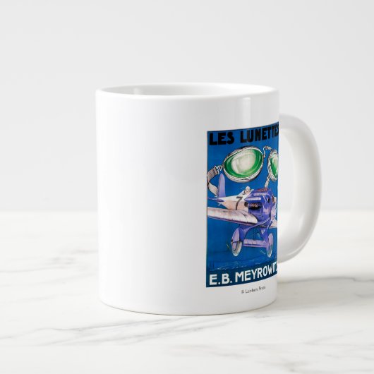 E.B. Meyrowitz Flying Goggles Advertisement Grote Koffiekop (Voorkant rechts)