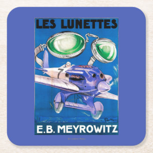 E.B. Meyrowitz Flying Goggles Advertisement Kartonnen Onderzetters