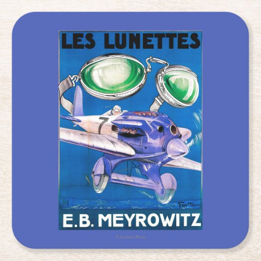 E.B. Meyrowitz Flying Goggles Advertisement Kartonnen Onderzetters (Voorkant)