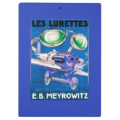 E.B. Meyrowitz Flying Goggles Advertisement Klembord (Achterkant)