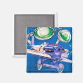 E.B. Meyrowitz Flying Goggles Advertisement Magneet (Voorkant / Achterkant)