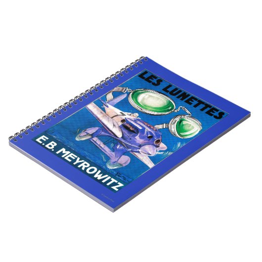 E.B. Meyrowitz Flying Goggles Advertisement Notitieboek (Linkerzijde)
