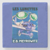 E.B. Meyrowitz Flying Goggles Advertisement Stenen Onderzetter (Voorkant)