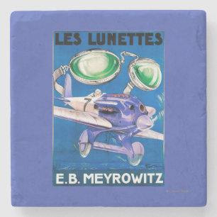 E.B. Meyrowitz Flying Goggles Advertisement Stenen Onderzetter