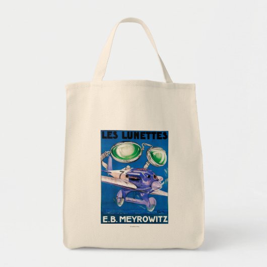 E.B. Meyrowitz Flying Goggles Advertisement Tote Bag (Voorkant)