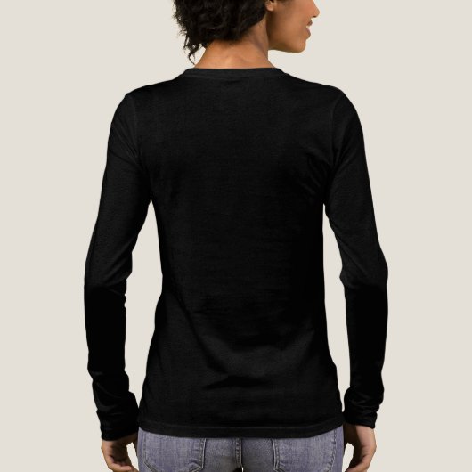E-Bands Black Bella+Canvas Sluit Fit Tri-Blend Shirt (Achterkant)