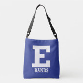 E-Bands Blue Crossbody Bag Crossbody Tas (Achterkant)