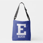 E-Bands Blue Crossbody Bag Crossbody Tas (Voorkant)